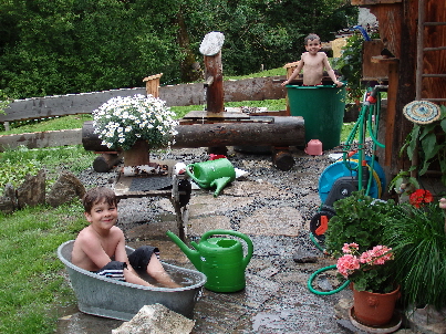 Spaß mit Wasser