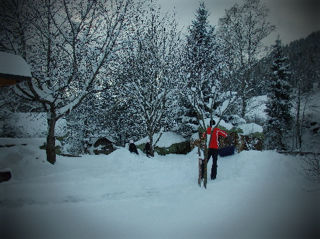 Garten im Winter